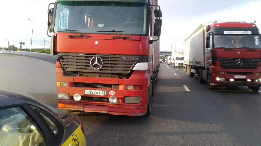 Не снимается с ручника Mercedes Actros Не снимается с ручника Mercedes Actros
